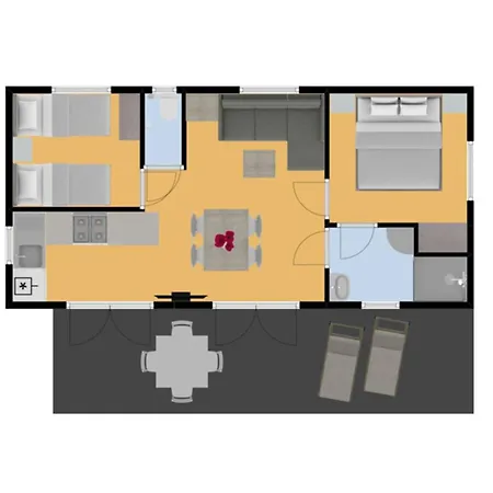 Camping RCN La Ferme du Latois Coëx Chambre photo