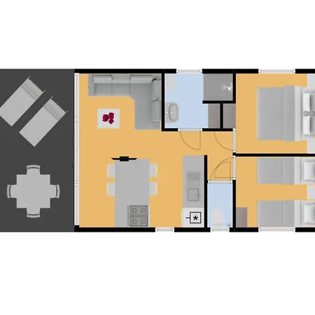 Camping RCN La Ferme du Latois Coëx Chambre photo